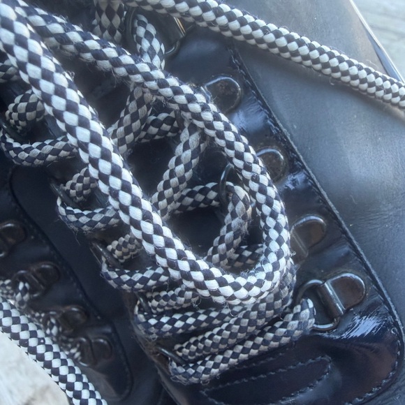 Louis Vuitton breaking away high top leather wool  boots US8 UK7 - Picture 2 of 16